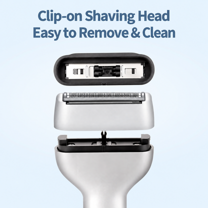 🔥Black Friday 50% OFF🎁Men's Rechargeable Foil Electric Shaver ⚡🧔– Efficient Close Shaving, Cordless Portable Wet & Dry Beard Razor for Daily Grooming