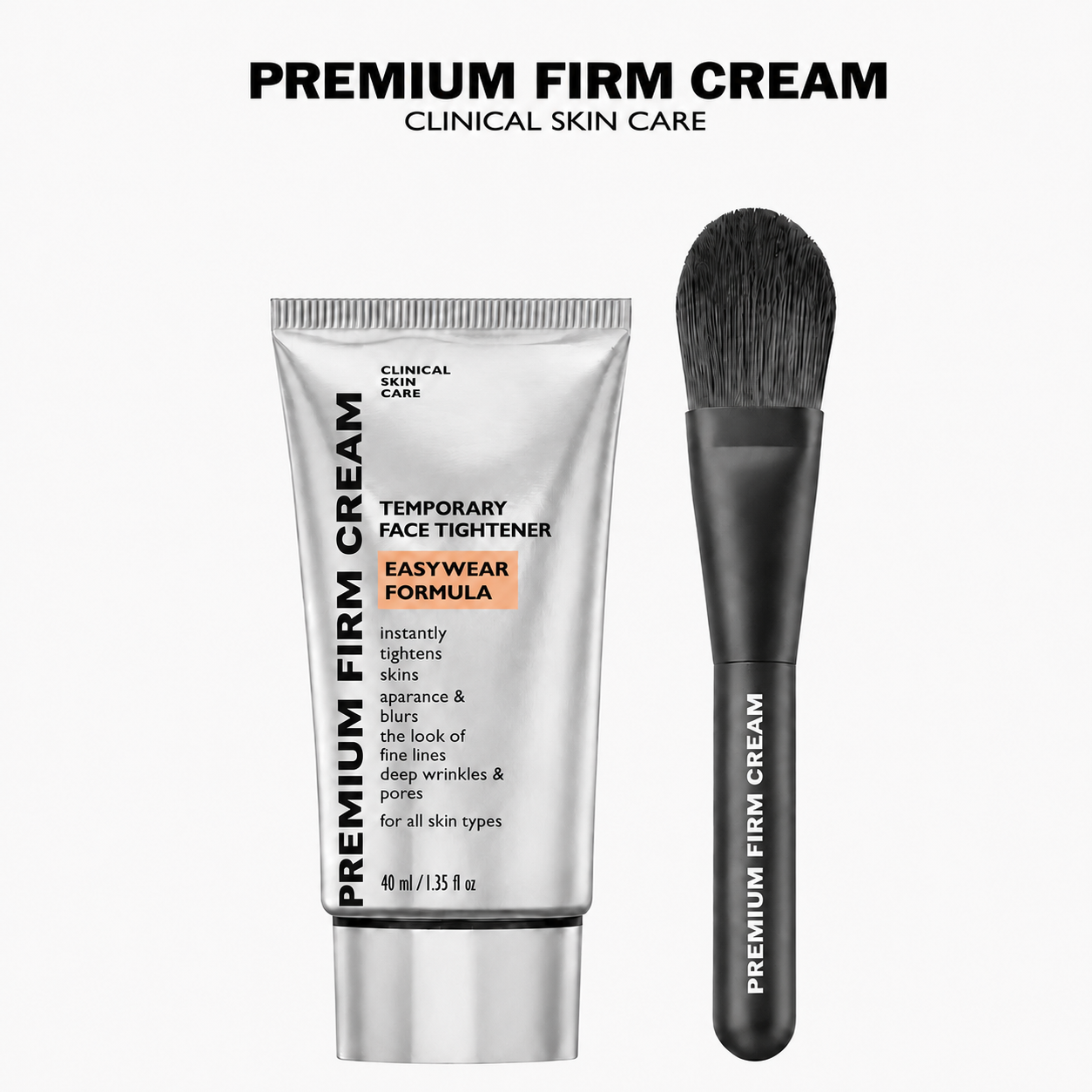 Final 3 Hours: 60%🔥 Instant FirmX Easy Wear Face Tightener-Wear Formula With Brush Free!