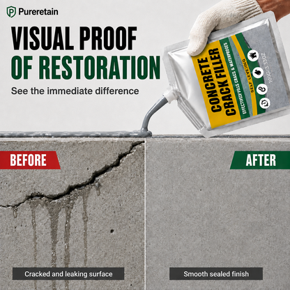 🏠 Waterproof Concrete Crack Filler for Indoor & Outdoor Use