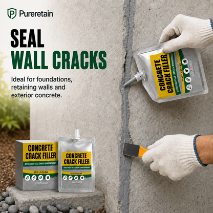 🏠 Waterproof Concrete Crack Filler for Indoor & Outdoor Use
