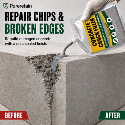 🏠 Waterproof Concrete Crack Filler for Indoor & Outdoor Use