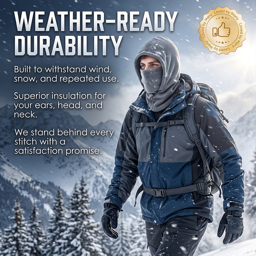 ⏳LAST DAY SALE - 50% OFF!! 3-in-1 Winter Fleece Balaclava 🧣❄️（UPSELL）