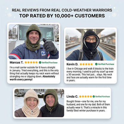 ⏳LAST DAY SALE - 50% OFF!! 3-in-1 Winter Fleece Balaclava 🧣❄️（UPSELL）