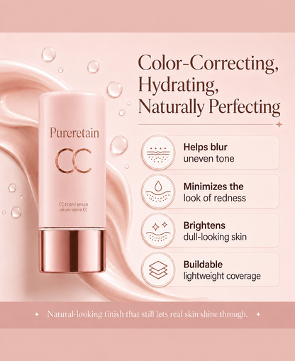 Summer Skin Essentials | CC Tinted Serum + Creaseless SPF 30 Powder