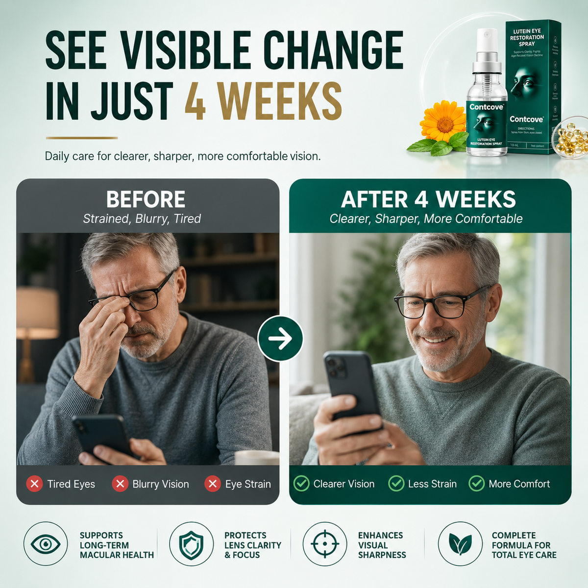 🔥🔥🔥 lomelys® Lutein Eye Care Spray — 10-Second Daily Routine