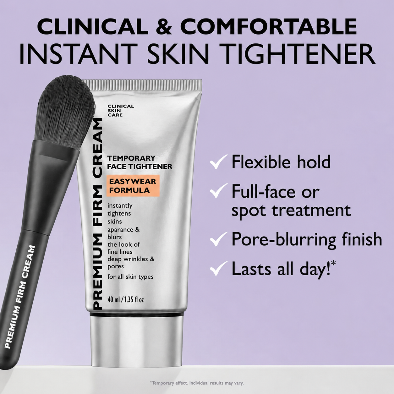 Final 3 Hours: 60%🔥 Instant FirmX Easy Wear Face Tightener-Wear Formula With Brush Free!