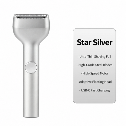 🔥Black Friday 50% OFF🎁Men's Rechargeable Foil Electric Shaver ⚡🧔– Efficient Close Shaving, Cordless Portable Wet & Dry Beard Razor for Daily Grooming