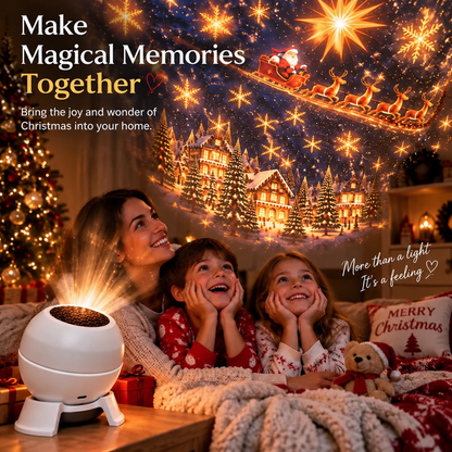 🎅 Turn Any Room Into a Christmas Wonderland – Holiday Projection Night Light（UPSELL）