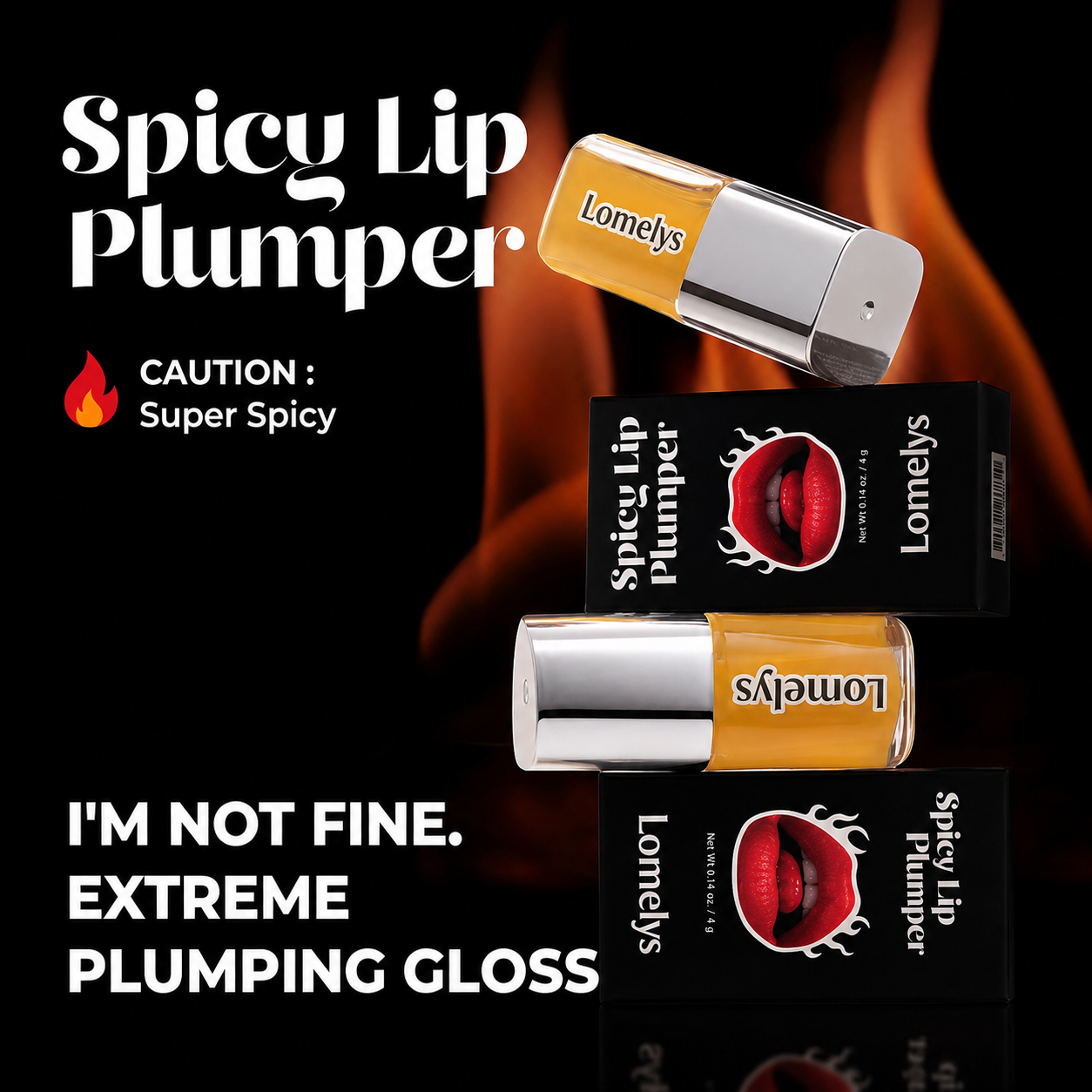 BUY 1 GET 1 FREE:Lomelys Spicy Lip Plumper