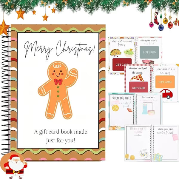Christmas Gift Card Book – festive holiday gift presentation