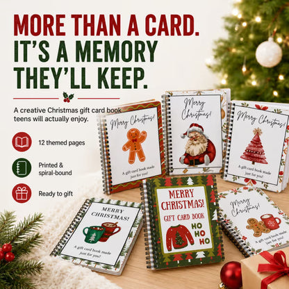 Christmas Gift Card Book – Santa Claus holiday design