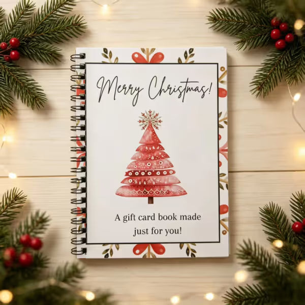 Christmas Gift Card Book – festive holiday gift presentation