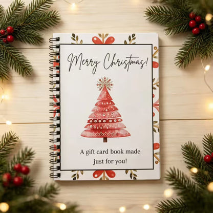 Christmas Gift Card Book – festive holiday gift presentation
