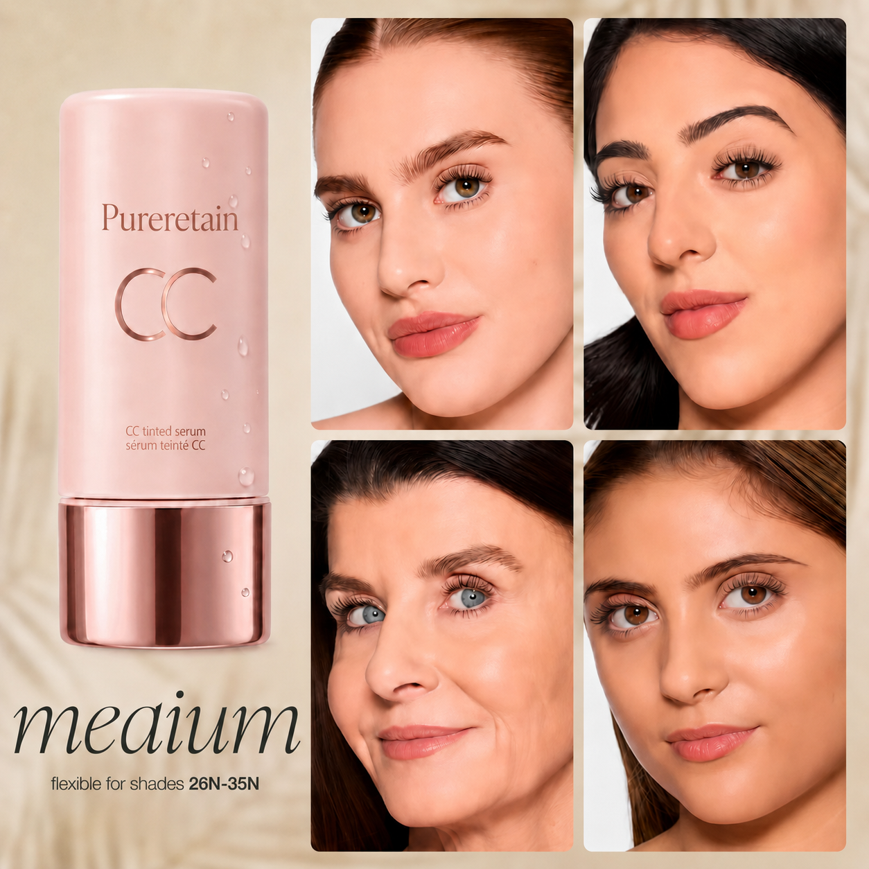 Summer Skin Essentials | CC Tinted Serum + Creaseless SPF 30 Powder