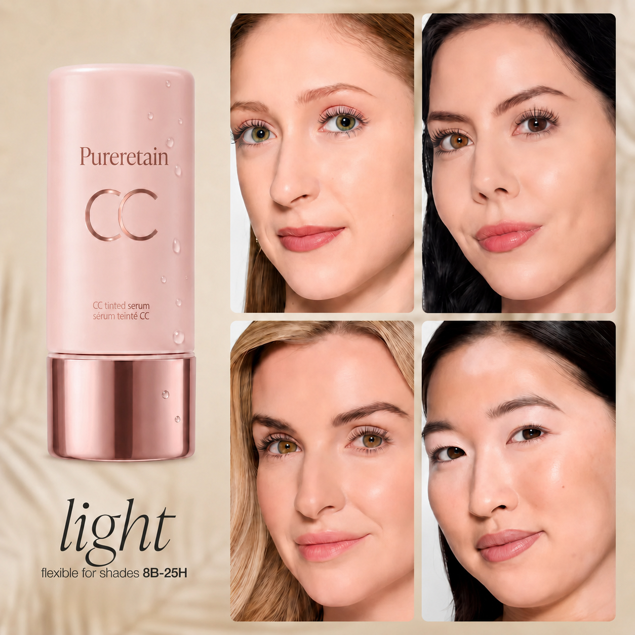 Summer Skin Essentials | CC Tinted Serum + Creaseless SPF 30 Powder