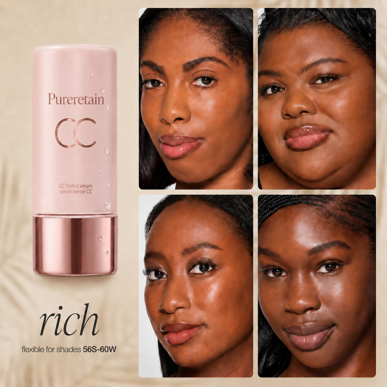 Summer Skin Essentials | CC Tinted Serum + Creaseless SPF 30 Powder
