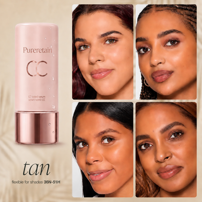 Summer Skin Essentials | CC Tinted Serum + Creaseless SPF 30 Powder